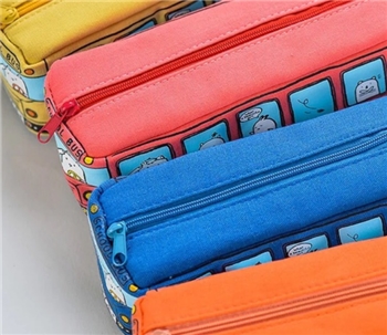 Creative Canvas School Bus Style Pencil Case