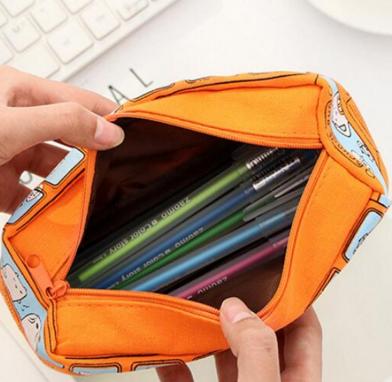 Creative Canvas School Bus Style Pencil Case