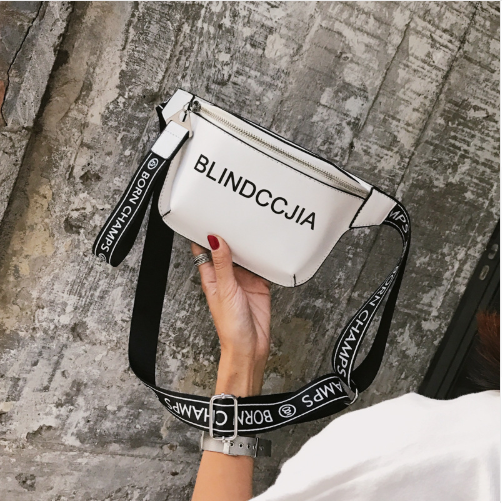 PU Solid Multi-Purpose Small Chest Bag for Women