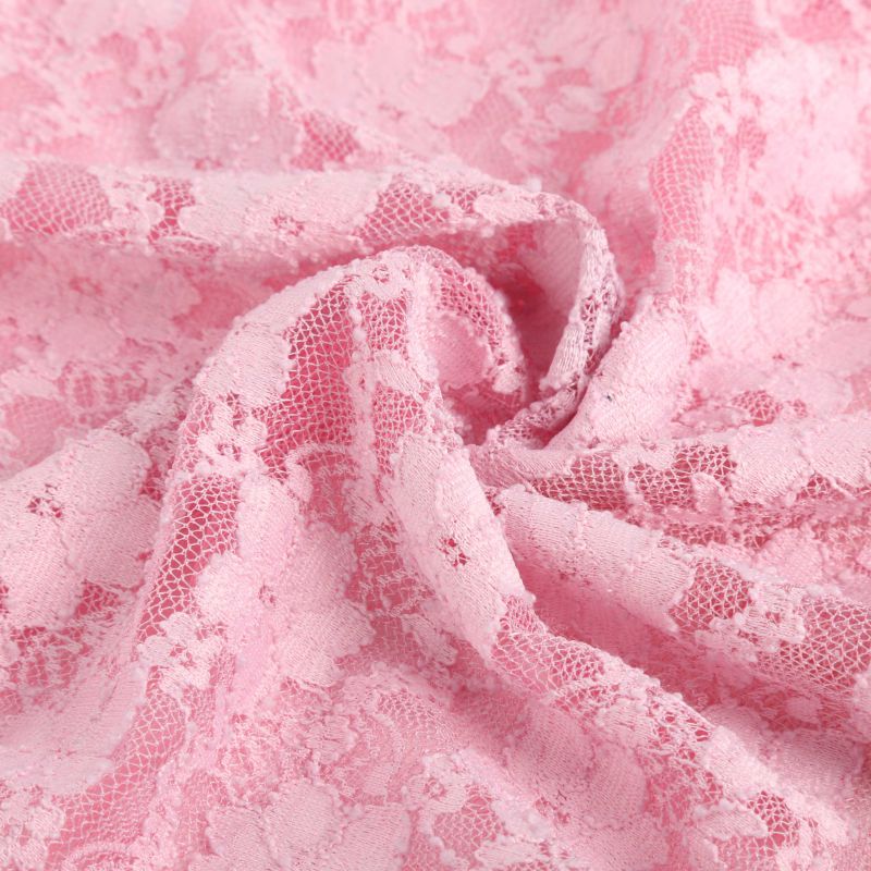 Silk Lace Patterned Short Night Gown For Women 