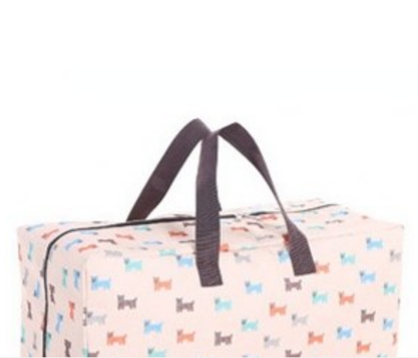 Creative and Stylish Pink Nylon Small Size Travel Bag for Men