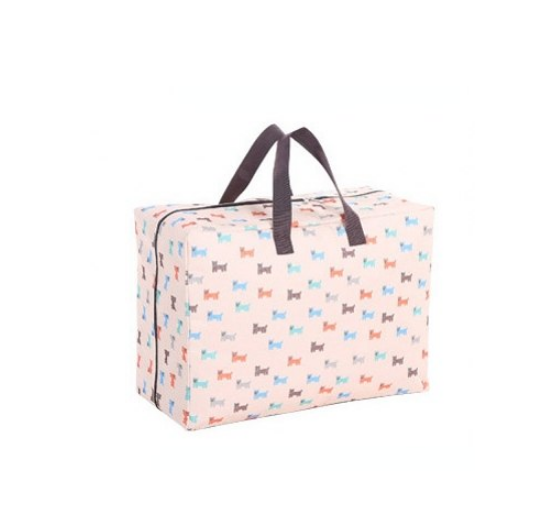 Creative and Stylish Pink Nylon Small Size Travel Bag for Men