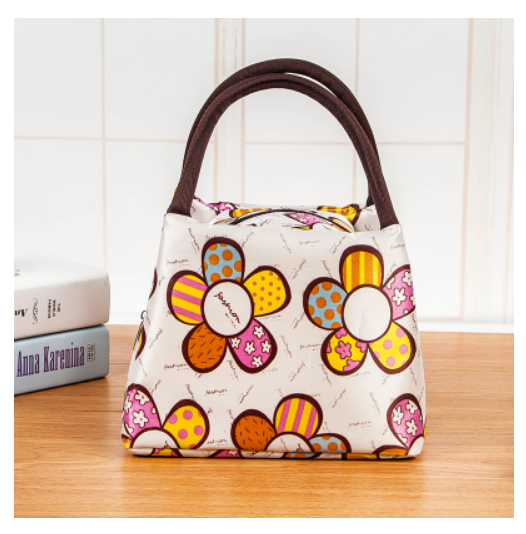 Small ABS Waterproof Warm Sunflower Lunch Box Bags for Women
