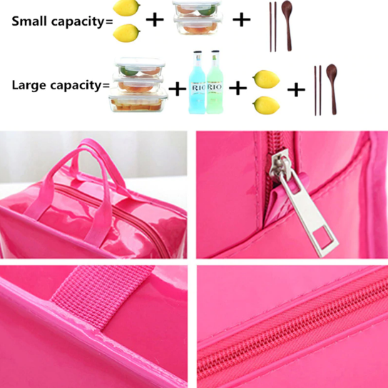 Multi-Color EVA Waterproof Small Size Lunch box Bag for Women
