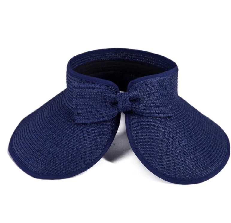 Straw Foldable Roll Up Sun Hat for Women