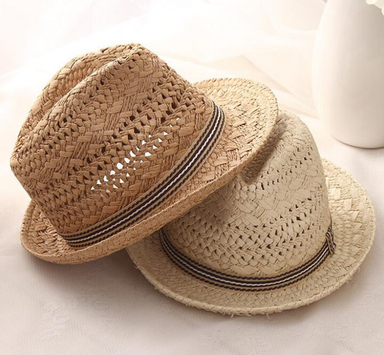 Straw Vintage Pattern Sun Hat for Women