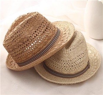 Straw Vintage Pattern Sun Hat for Women