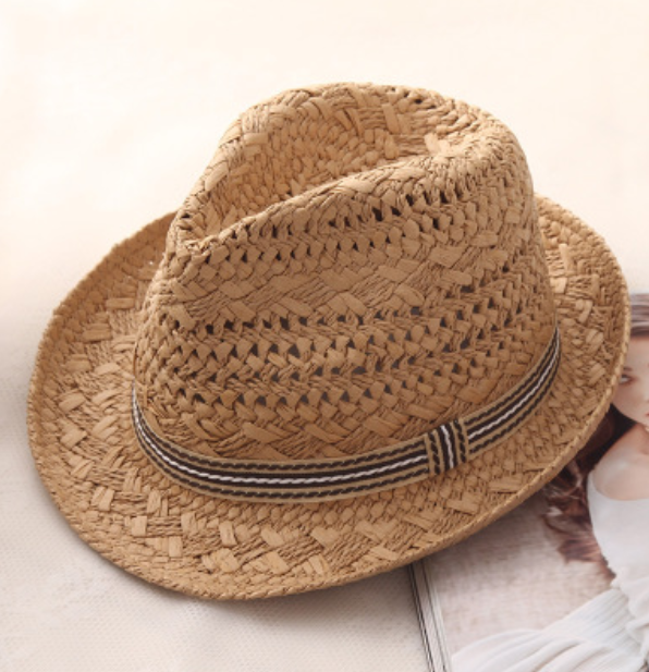 Straw Vintage Pattern Sun Hat for Women