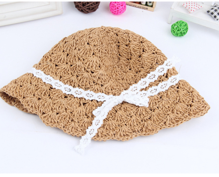 Polyester Lace Pattern Sun Hat for Women
