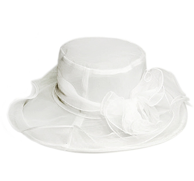 Rayon Floral Pattern Party Hat for Women