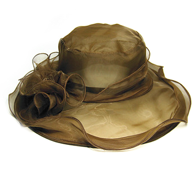 Rayon Floral Pattern Party Hat for Women