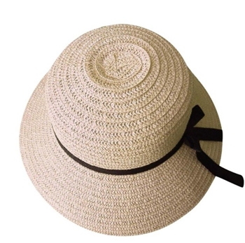 Straw Bow Pattern Sun Protection Hat 