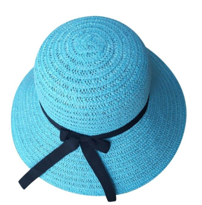 Straw Bow Pattern Sun Protection Hat 