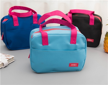 Multicolored Oxford Lunch Bag for Girls