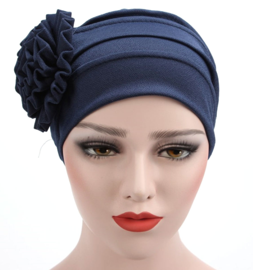 Colorful Polyester Soft Comfortable Flower Pattern Headscarf for Women