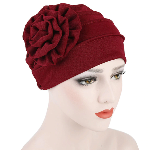 Colorful Polyester Soft Comfortable Flower Pattern Headscarf for Women