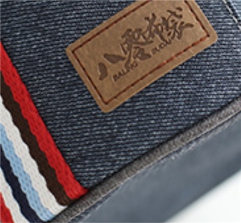 Unisex Stylish Dark Blue Oxford Large Waterproof Lunch Bag