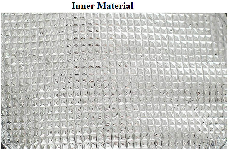 Unisex Stylish Dark Blue Oxford Large Waterproof Lunch Bag