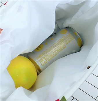 Fashionable and Stylish Polyester Smiley Picnic Waterproof Lunch Bag for Women