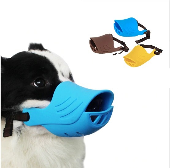 Plastic Duck Mouth Adjustable Muzzle Mask for Dog