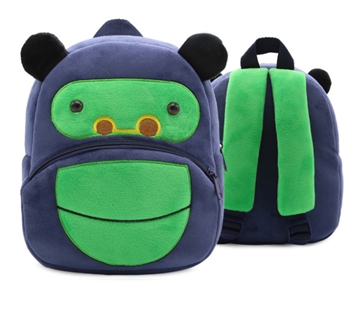 Orangutan Printed Plush School Backpack for Kids