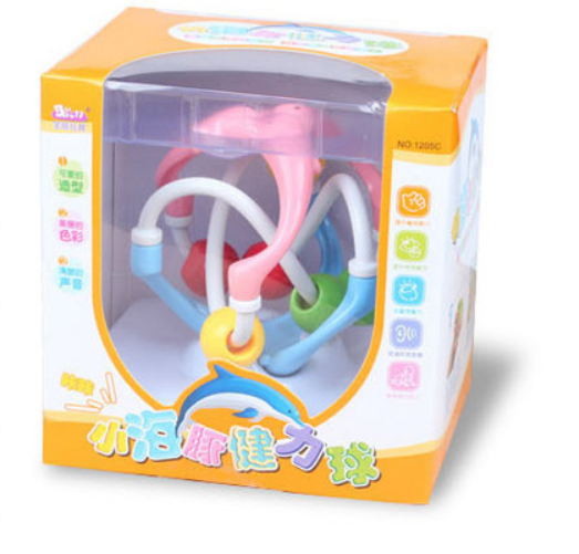 Unisex Fantastic Colorful Plastic Dolphin Ball Style Toy for Kids