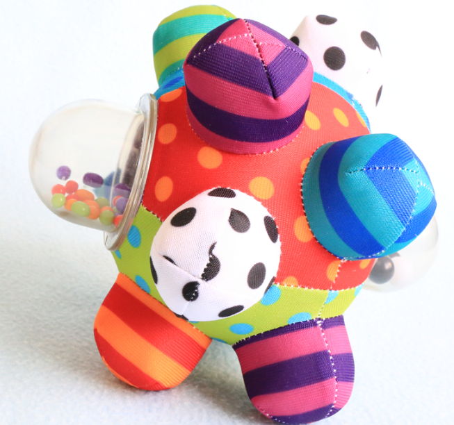 Cute Little Colorful Cloth 3-D Ball for Kids