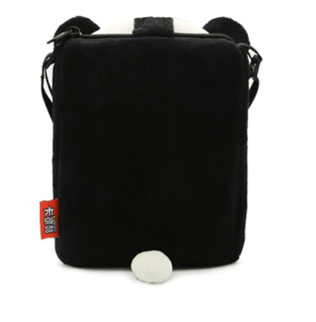 Panda Printed Plush School Backpack for Kids