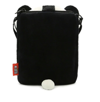 Panda Printed Plush School Backpack for Kids