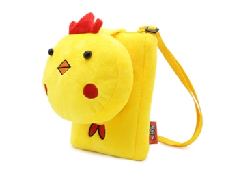 Chick Printed Plush School Backpack for Kids