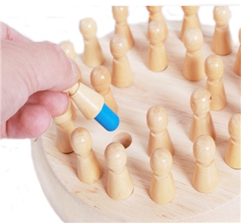 Wooden Color Chess Memory Training Toy for Kids