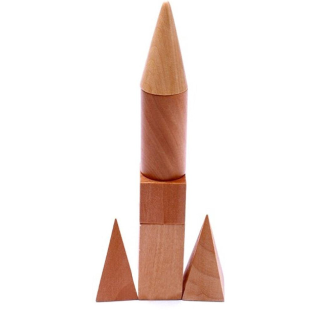 Wooden Geometric Shapes Learning Toy for Kids