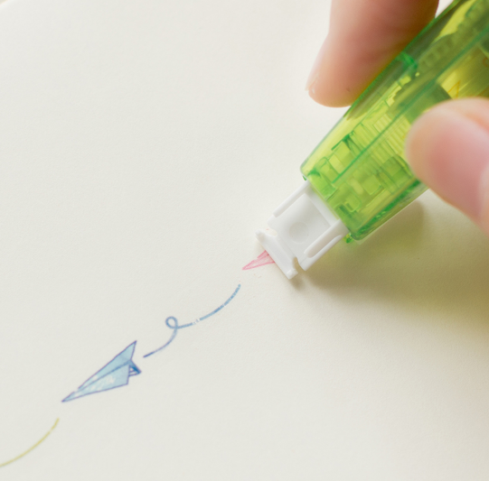 Stylish Colorful Plastic Decorative Ribbon Correction Tape