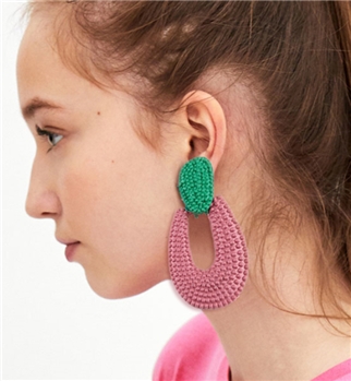 Acrylic Fringe Long Dangle Earrings for Women 