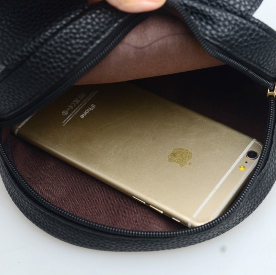 PU Leather Cute Mickey Shape Handbag Bag for Women