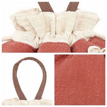 Canvas Embroidered Flower Decorated Mini Messenger Bag for Women