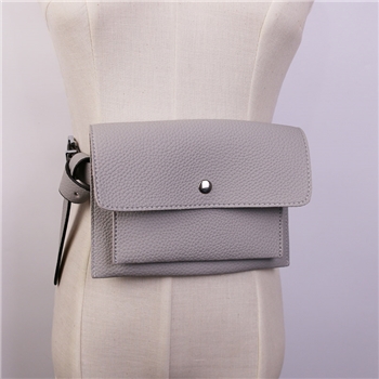 PU Leather Adjustable Casual Waist Belt Bag for Women