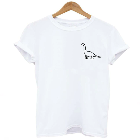 Polyester Short Sleeve Kangaroo Printed Pattern T- Shirt for Women