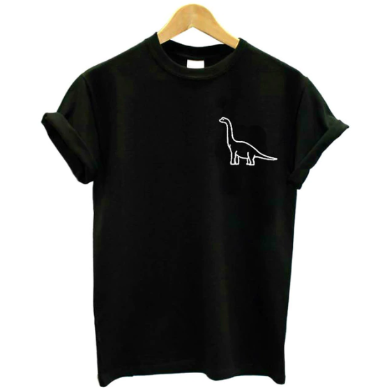 Polyester Short Sleeve Kangaroo Printed Pattern T- Shirt for Women