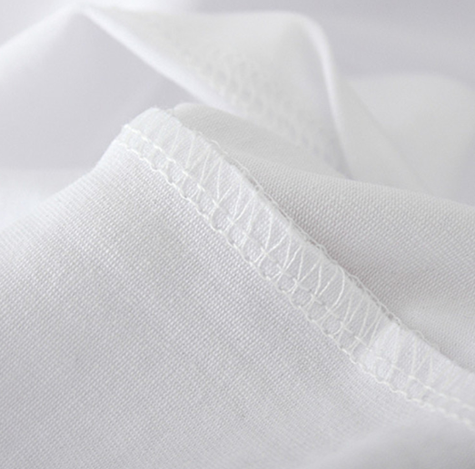 Polyester Short Sleeve Vogue Printed Pattern T- Shirt for Women