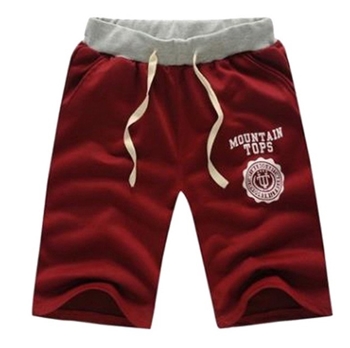 Polyester Solid Loose Fit Knee Length Shorts for Men