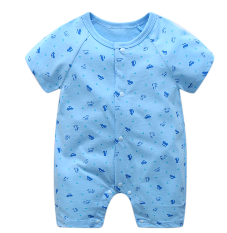 Cotton Summer Printer Jumpsuit for Kids