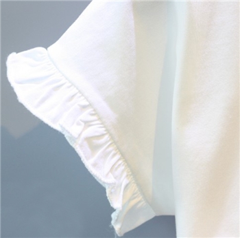 Cotton Round Neck Short Sleeve Dress for Baby Girls