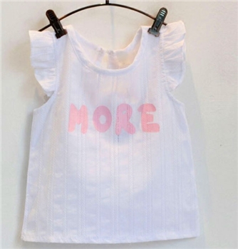 Pink Cotton Letter Printed Shorts for Baby Girl