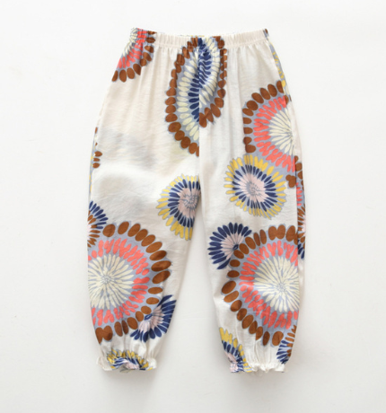 Cotton Flower Print Leggings for Baby Girl