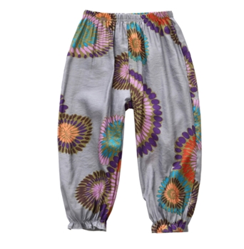 Cotton Flower Print Leggings for Baby Girl