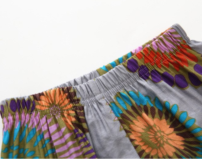 Cotton Flower Print Leggings for Baby Girl