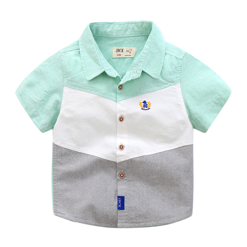 Cotton Collar Neck Shaded Casual Shirt For Boys