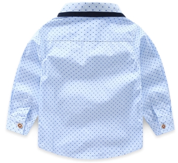 Cotton Dot Print Casual Shirt for Baby Girl