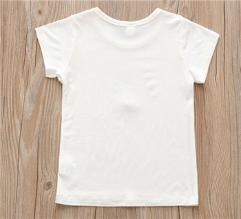 Cotton Little Girl Print T Shirt for Baby Girl